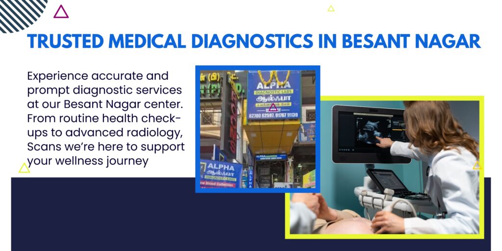 Alpha Diagnostic Labs in Besant Nagar